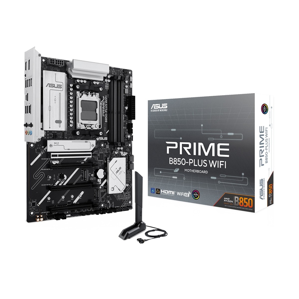 [NS030080] Asus Prime B850-PLUS Wifi Ai PC Ready AMD DDR5 Gaming MotherBoard
