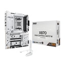 Asus X870 Max Gaming Wifi7 W AMD Ryzen PCIe 5.0 Ready Gaming MotherBoard - White