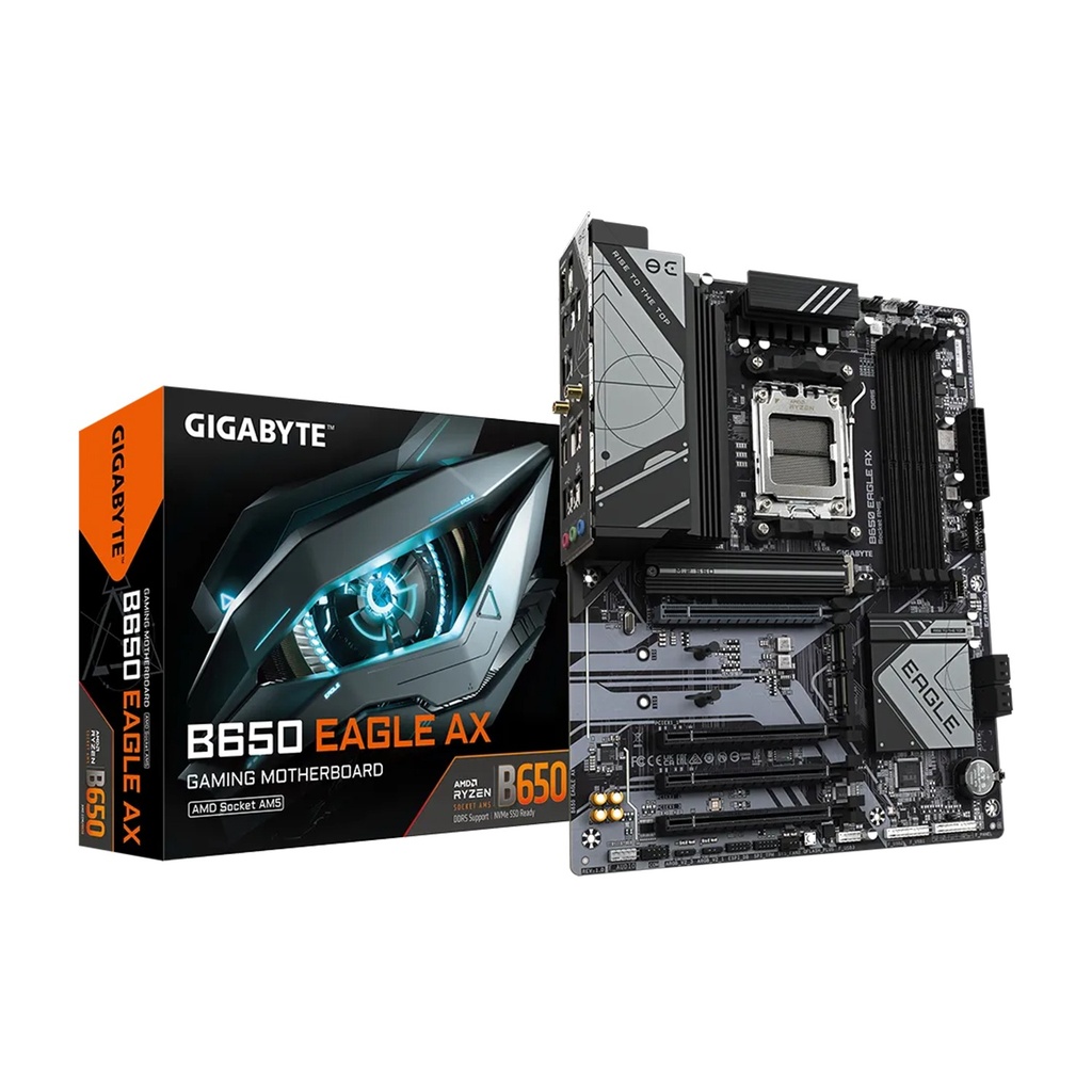 [NS028443] GIGABYTE B650 Eagle AX AMD Ryzen Socket ATX, DDR5 Gaming MotherBoard
