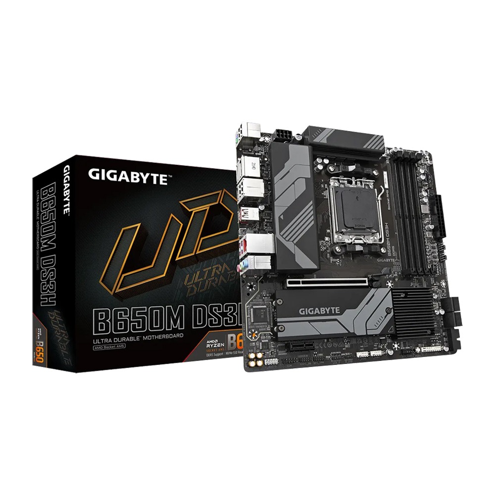 [NS027834] GIGABYTE B650M DS3H AM5 B650 M-ATX Motherboard