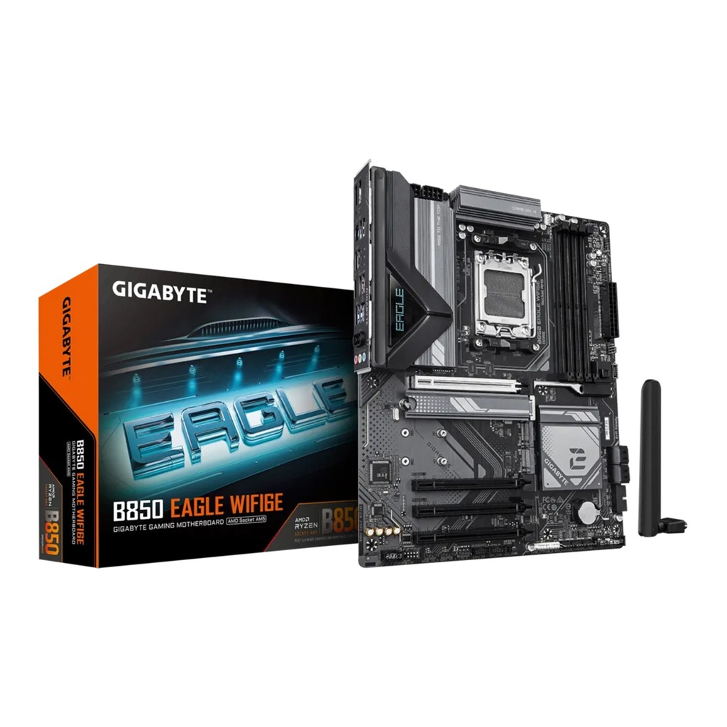 [NS029806] GIGABYTE B850 Eagle WiFi 6E AM5 DDR5 ATX Motherboard - Black