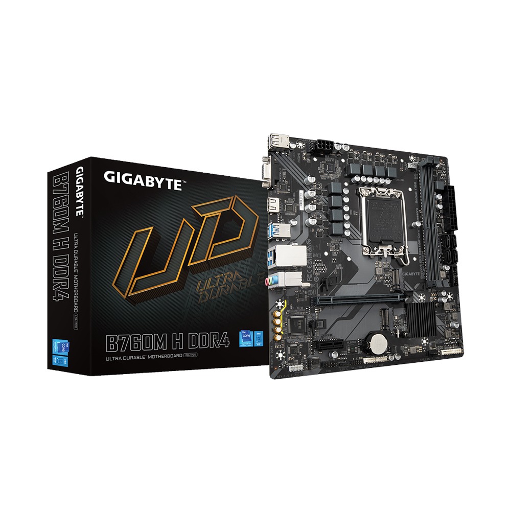 [NS012996] GigaByte Intel B760M H DDR4 MotherBoard