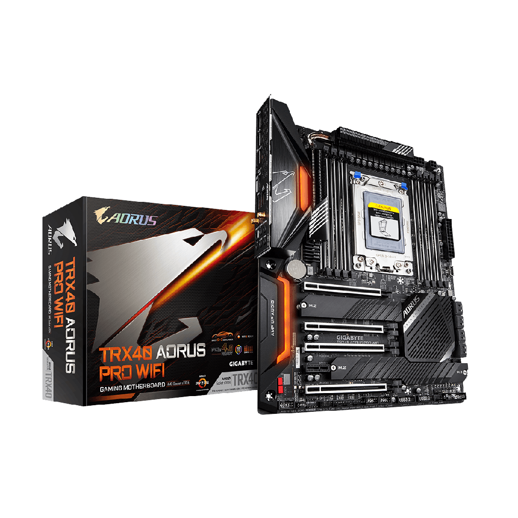 [NS030420] GigaByte TRX40 Aorus Pro Wifi PCIe 4.0 Ready DDR4 Gaming Motherboard