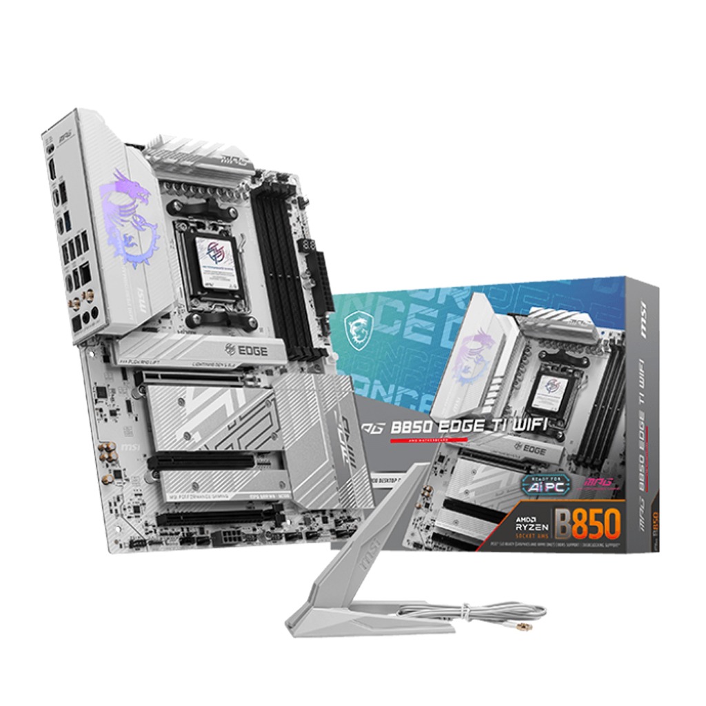 [NS031893] MSI AMD MPG B850 Edge Ti WIFI DDR5 Gaming MotherBoard