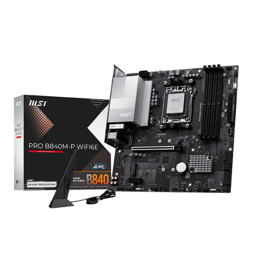 [NS031902] MSI AMD PRO B840M-P WIFI6E DDR5 MotherBoard