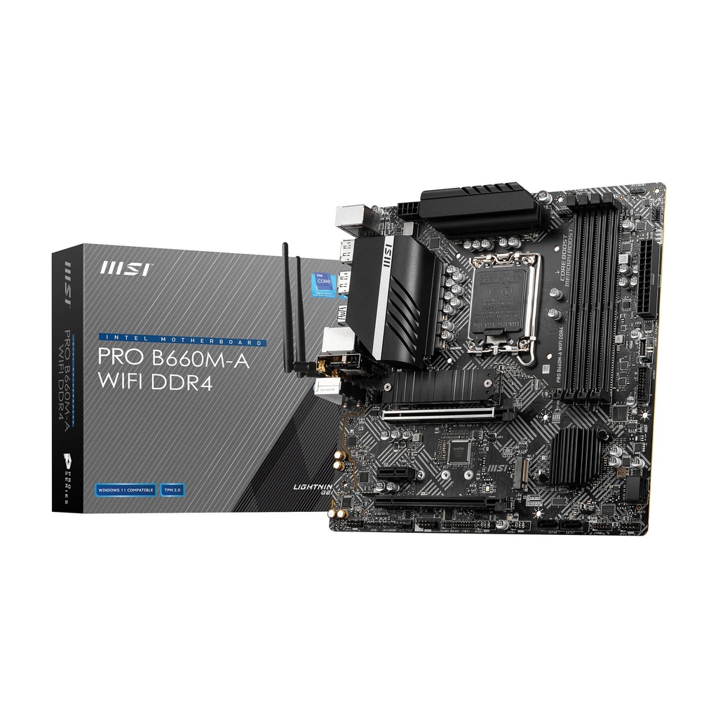 [NS008681] MSI Intel PRO B660M-A WIFI DDR4 MotherBoard