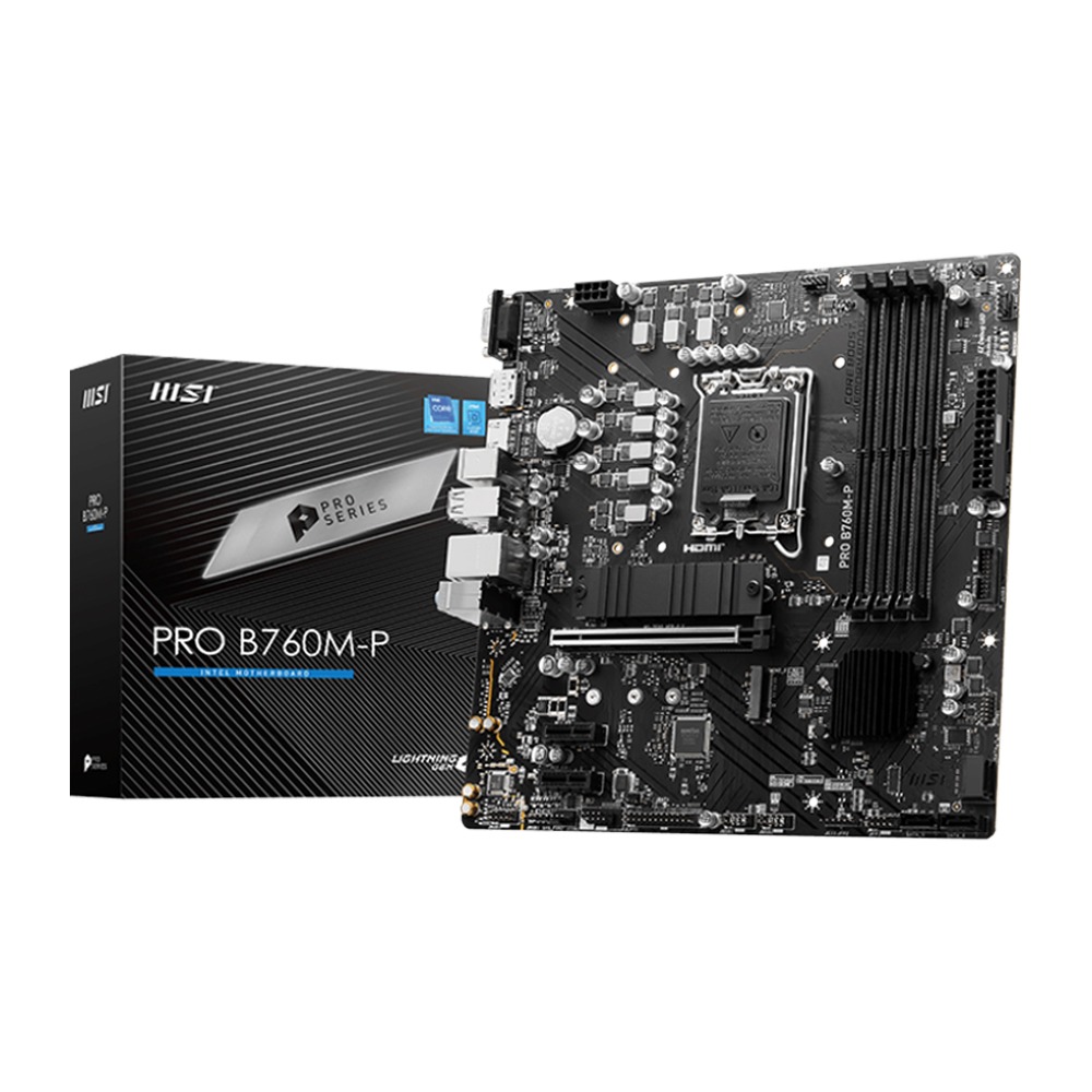 [NS027843] MSI Intel PRO B760M-P DDR5 MotherBoard