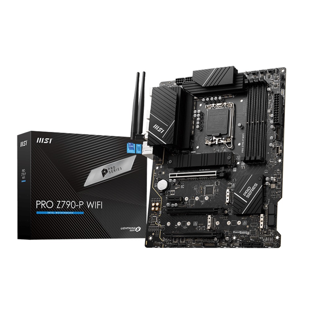 [NS027841] MSI Intel PRO Z790-P Wi-Fi 6E DDR5 MotherBoard LGA 1700 Socket
