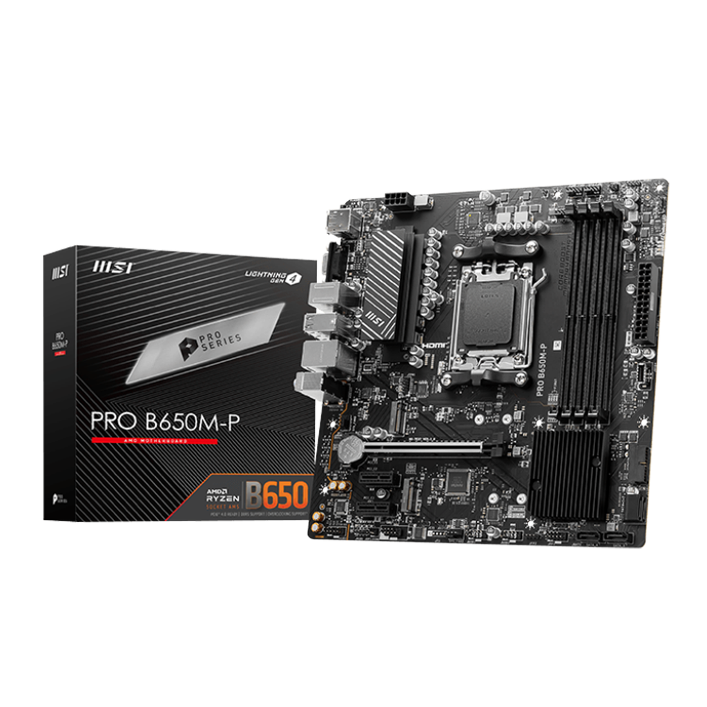 MSI Pro B650M-P AMD DDR5 Gaming Motherboard