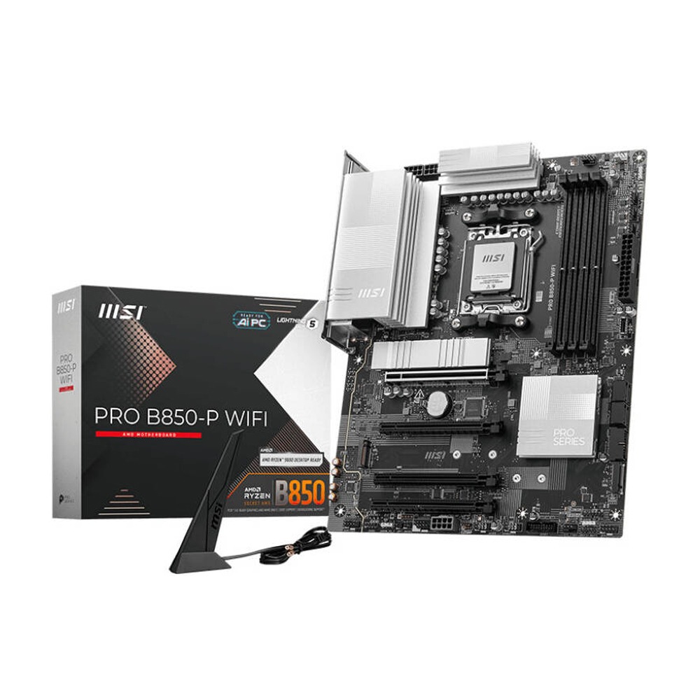 [NS027845] Msi Pro B850-P Wifi PCIe 5.0 Ready AMD Gaming Motherboard