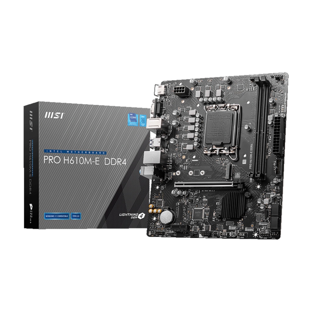 [NS010448] MSI PRO H610M-E DDR4 Motherboard