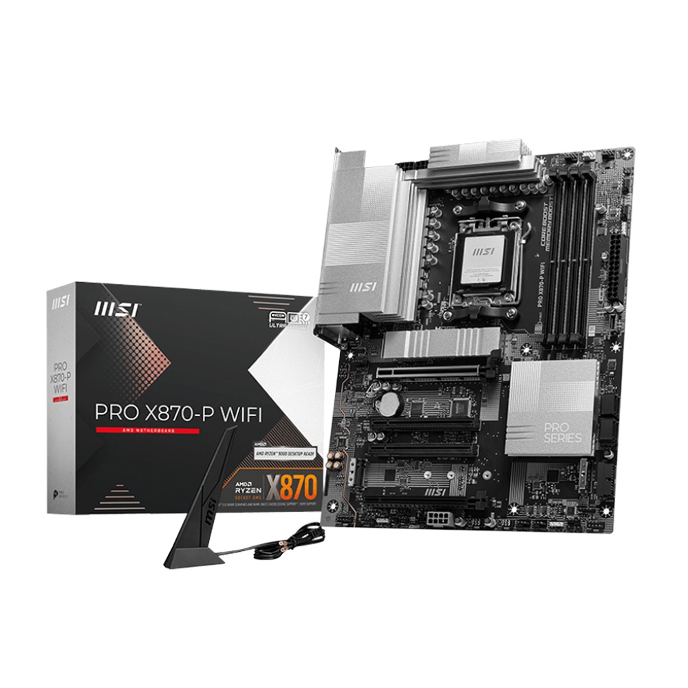 [NS027844] Msi Pro X870-P Wi-Fi 7 AMD AM5 Gaming Motherboard