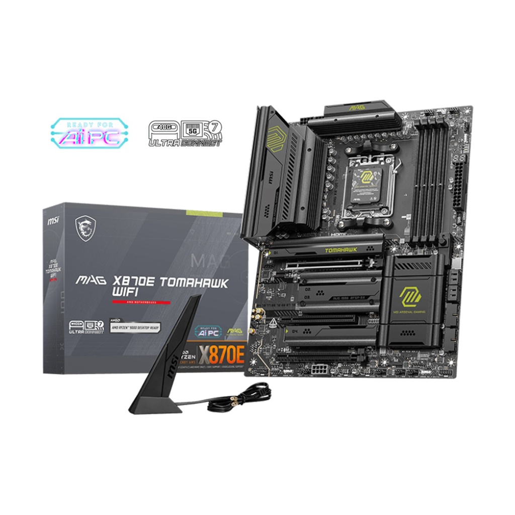 MSI X870E Tomahawk Wifi PCIe 5.0 DDR5 AM5 for AMD Ryzen Gaming MotherBoard