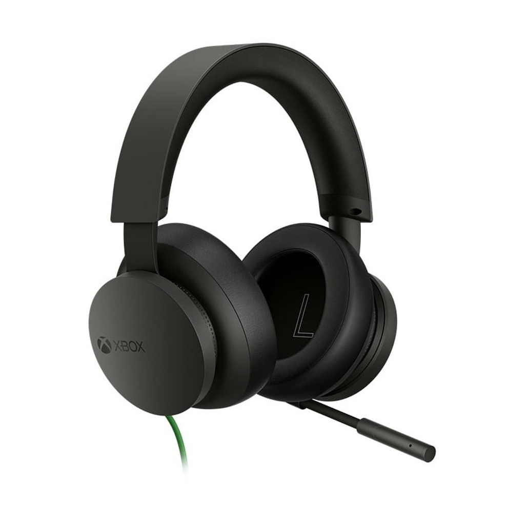 [NS033370] Microsoft Xbox Series Stereo Wired (3.5mm) Gaming Headset with Bendable Boom Mic, Supports Spatial Sound, Dolby Atmos For PC & Xbox