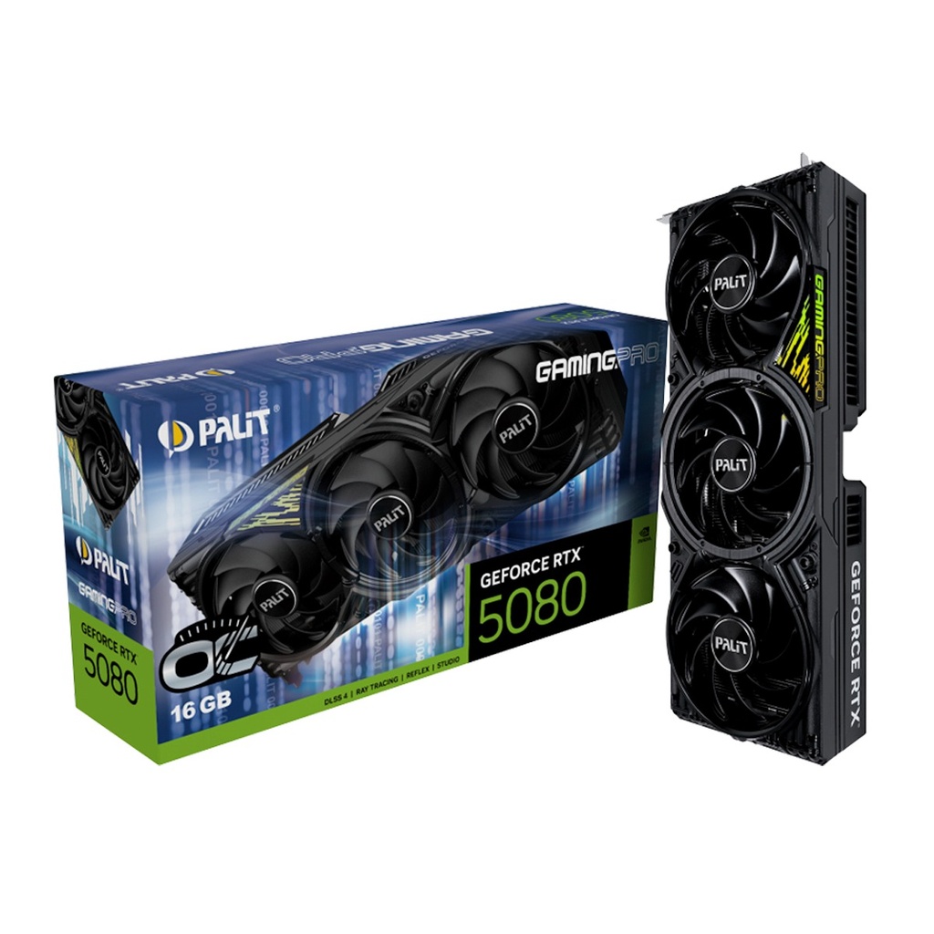 [NS033421] Palit GamingPro Geforce RTX 5080 OC 16GB GDDR7 Graphic Card