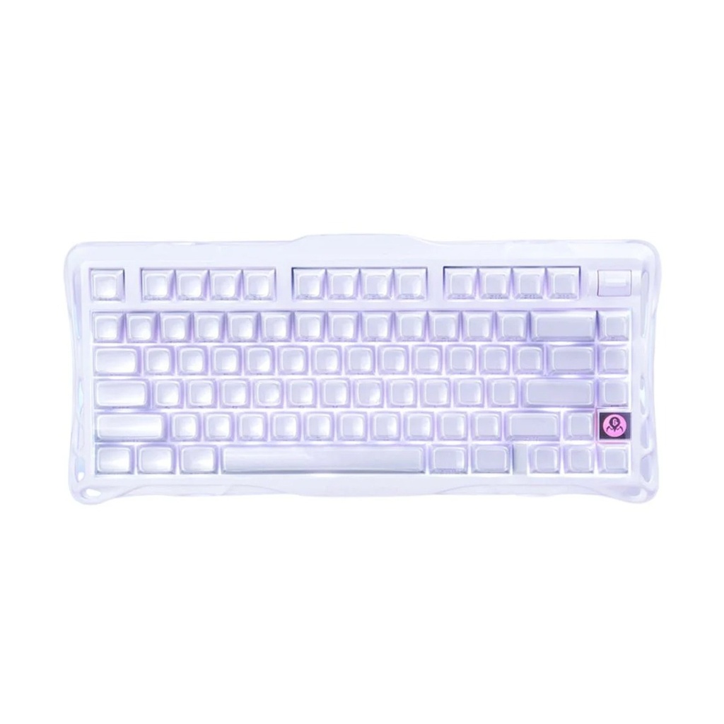 [NS033446] GravaStar Mercury K1 75% Wireless Mechanical Gaming Keyboard For Windows XP & Above/Mac - Lavender Purple