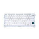 GravaStar Mercury K1 75% Wireless Mechanical Gaming Keyboard Special Edition - White