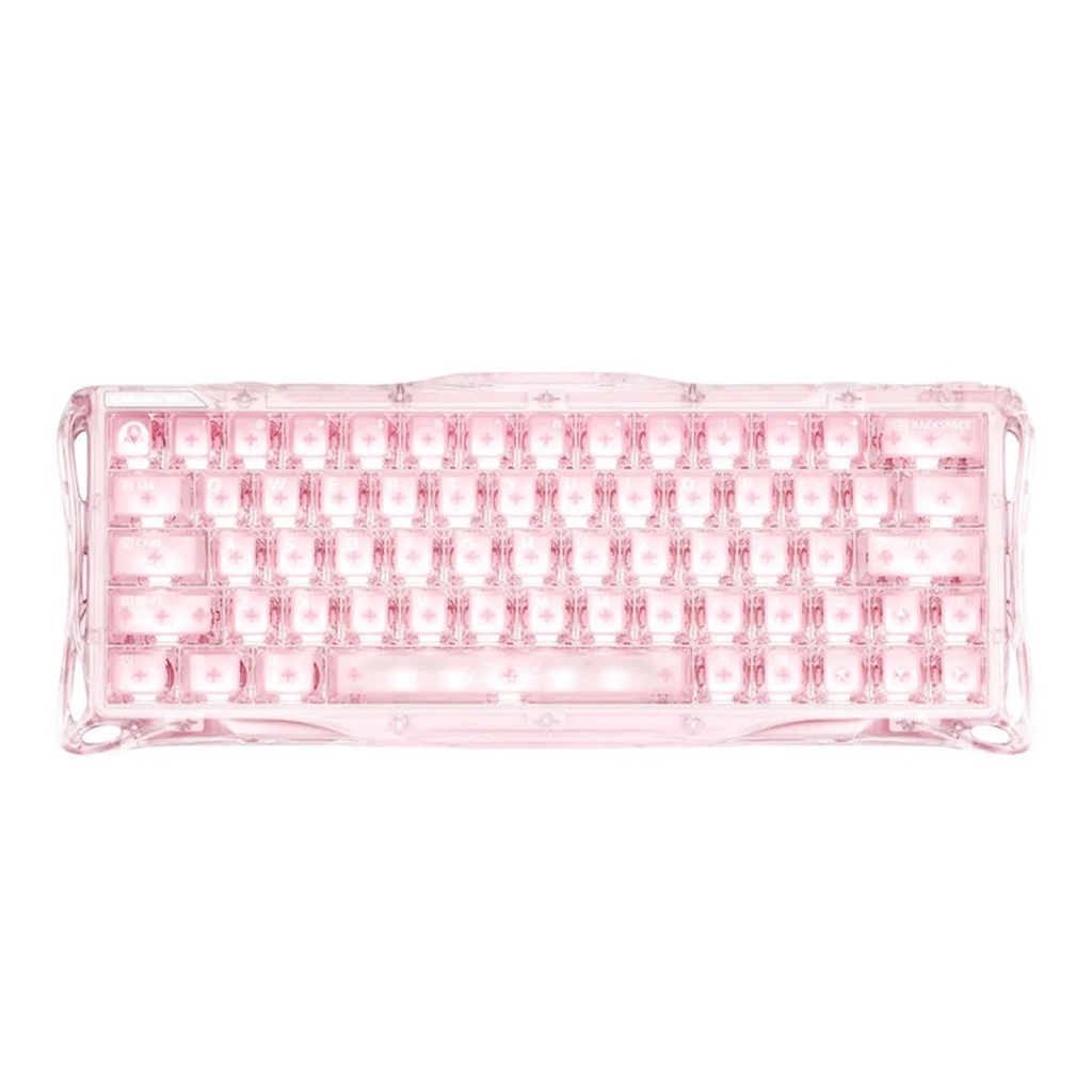 [NS033444] GravaStar Mercury V60 60% Hall Effect Magnetic Switch Gaming Keyboard - Crystal Rose
