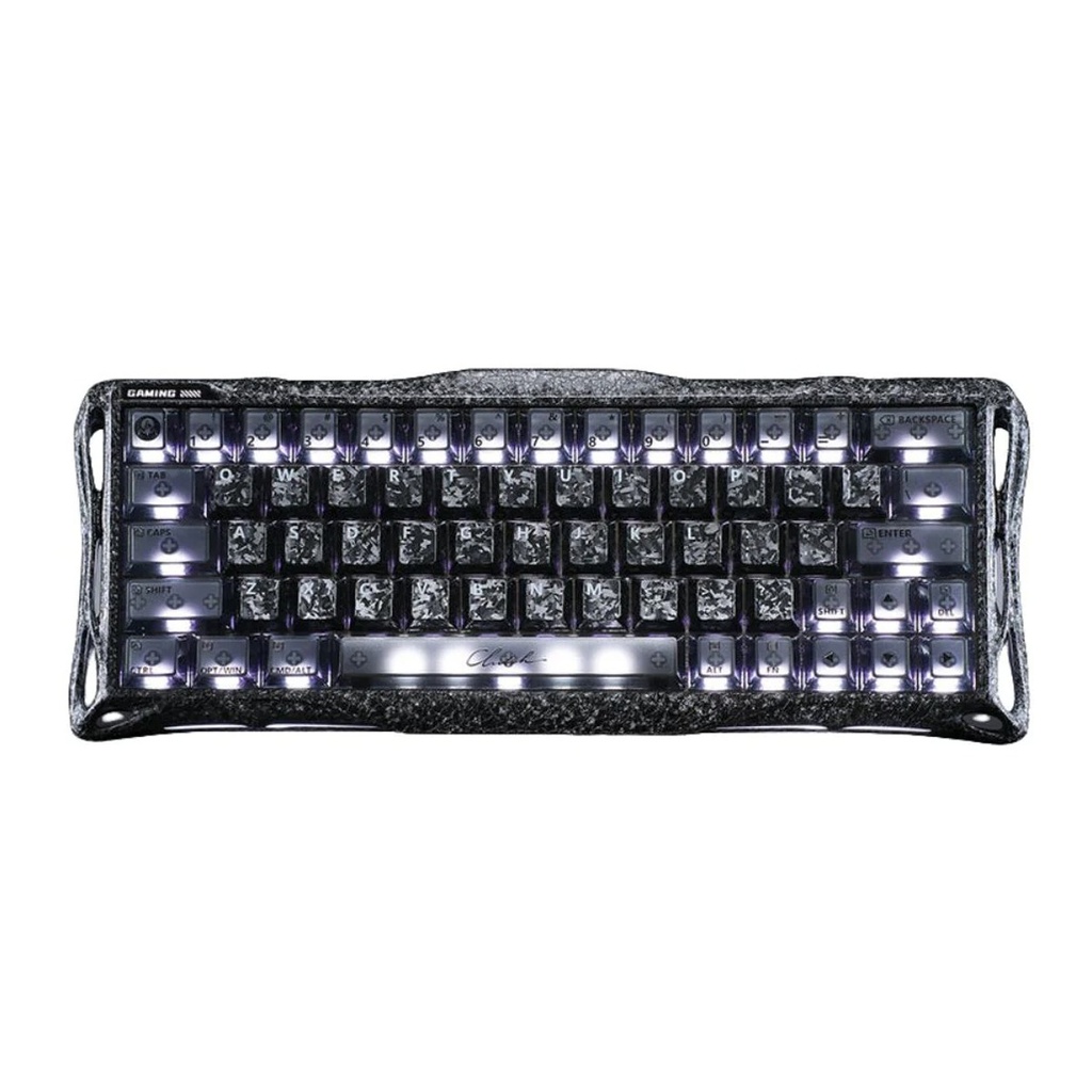 [NS033445] GravaStar Mercury V60 Pro 60% Hall Effect Magnetic Switch Gaming Keyboard Special Edition - Cyber Frost Black