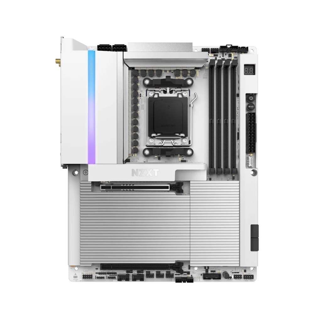[NS033521] NZXT AMD N9 X870E RGB ATX Gaming Wi-Fi 7 DDR5 Motherboard