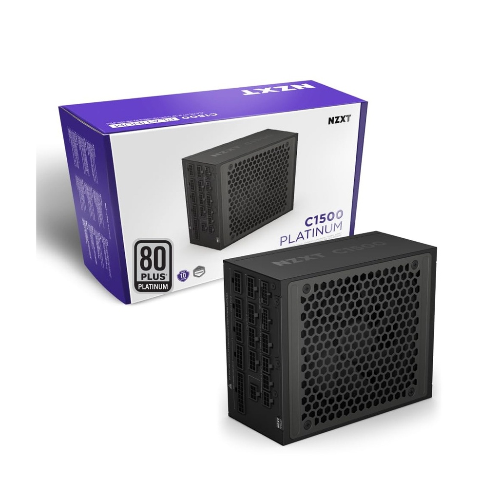 [NS033511] NZXT C1500 80 PLUS Platinum Fully Modular ATX 3.1 1500W Low Noise Power Supply