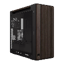 Asus ProArt PA602 Wood Edition Tempered Glass Panel, 2x 200mm & 1x 140mm Pre-Installed Fans Case - Brown
