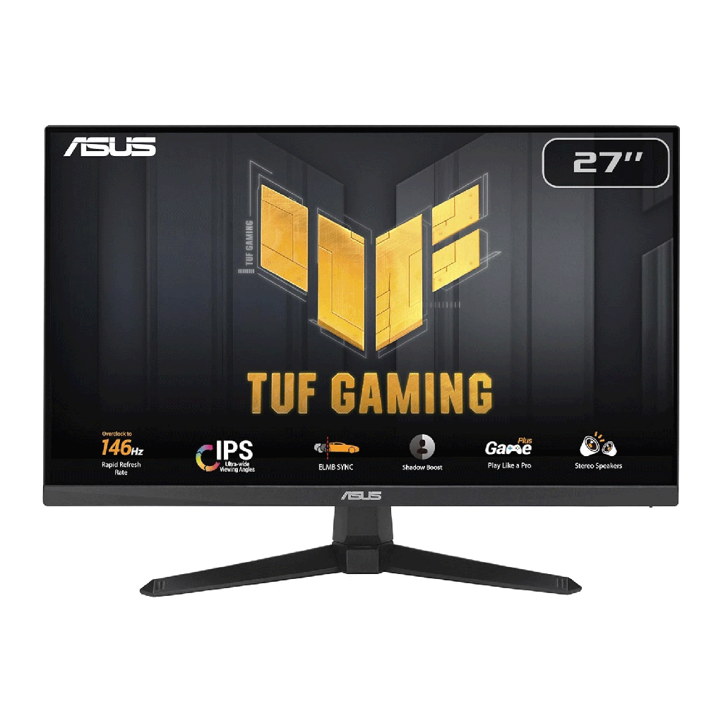[NS033548] Asus TUF Gaming VG279QE5A 27" FHD IPS OC 146Hz ( Above 144Hz) 1ms Stereo Speaker Gaming Monitor