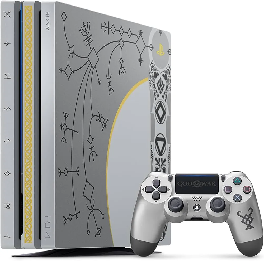 [P4P0U] Playstation 4 - Pro (Games) Limited Edition Console God of War Bundle 1TB USED