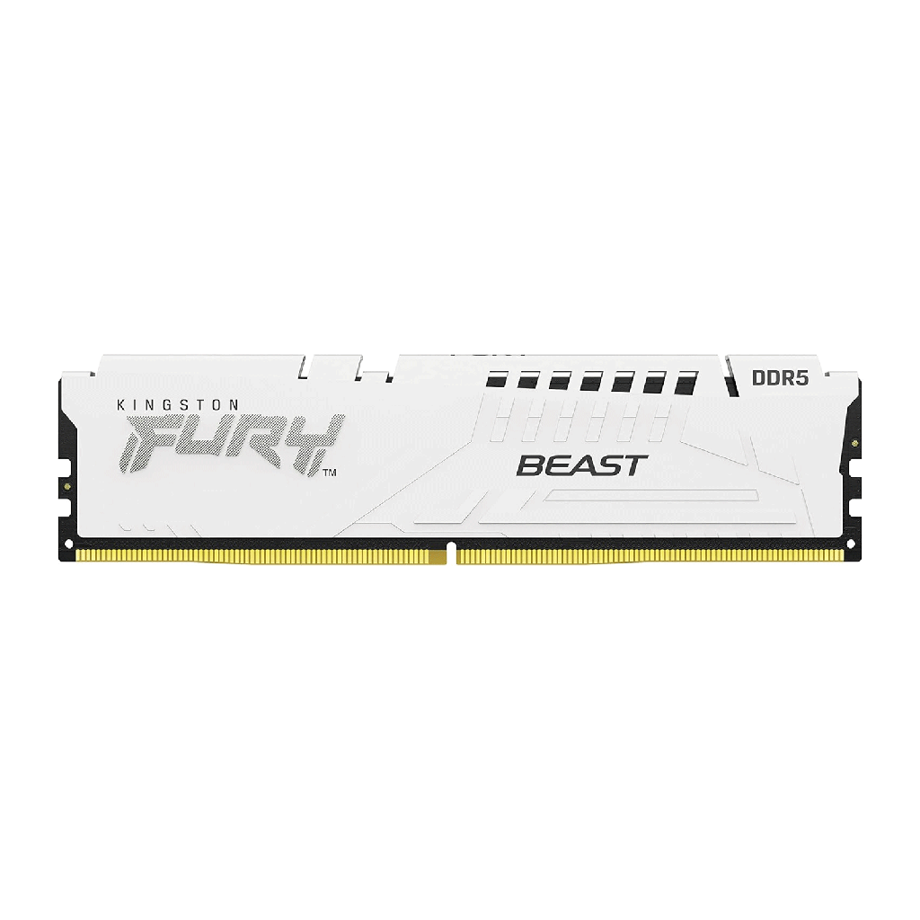 Kingston Fury Beast 16GB DDR5 6000MT/s CL36 Memory - White