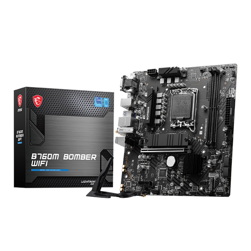 [NS031906] MSI Intel B760M Bomber WIFI DDR5 Motherboard