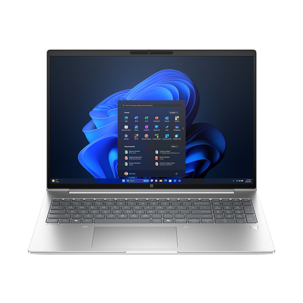 HP ProBook 4 G1iR Laptop, Intel Core 5 120U Processor, 16GB RAM DDR5, 512GB SSD NVMe, Intel® Graphics Integrated, 16" WUXGA IPS Display, backlit keyboard, Windows 11 Pro (License), Pike Silver | CT1E0AT