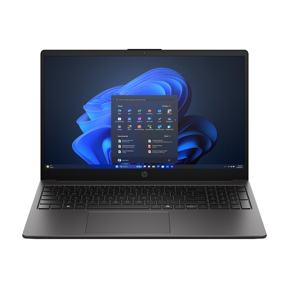 HP 250R G10 Laptop Intel Core 5 120U Processor, 8GB RAM DDR5, 512GB SSD NVMe, Intel® Graphics Integrated, 15.6" FHD Display, Windows 11 Pro (License), Dark Ash Silver | D36D0AT