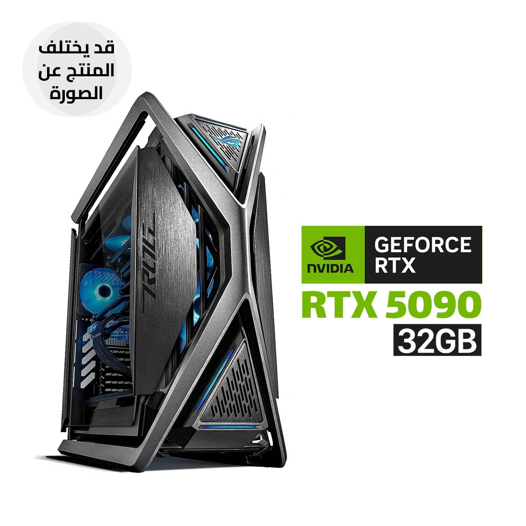 [NS033597] Gaming PC AMD Ryzen 9-9950X3D, ASUS ROG Strix X870F Motherboard, 64GB DDR5 6000 RAM, 2TB NVMe Gen-4 SSD, ASUS Astral 5090 32GB GPU, Asus Ryujin iii Extreme Liquid Cooler, Asus Strix 1200W Platinium PSU, LianLi Strimers, Hyperion GR701 Case, Win 11 Pro