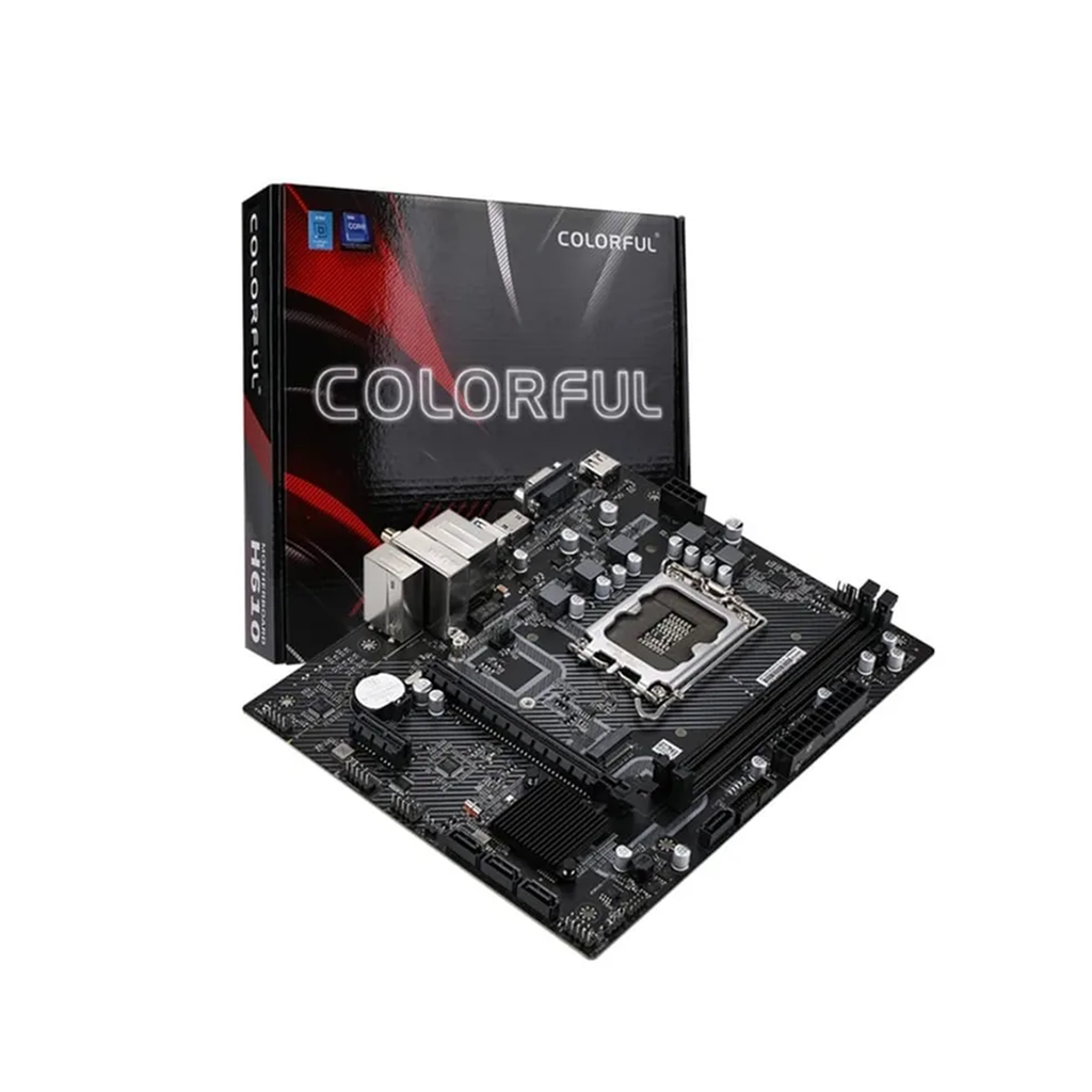 [NS033628] Colorful BATTLE-AX Intel H610M-P WIFI D5 V20 Motherboard