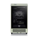 Thermaltake The Tower 200 Mini Tower Front Side Tempered Glass 1 Fans - Matcha Green