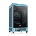 Thermaltake The Tower 200 Mini Tower Front Side Tempered Glass 1 Fans - Turquoise