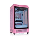 Thermaltake The Tower 200 Mini Tower Front Side Tempered Glass 1 Fans - Bubble Pink