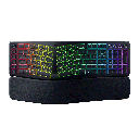 Razer Pro Type Ergo Wireless/Wired/BT 2.4GH Split Ergonomic RGB Keyboard - Black