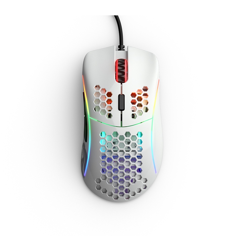 [NS000153] Glorious Model D Minus 12,000 DPI Wired Gaming Mouse (62g) - Glossy White