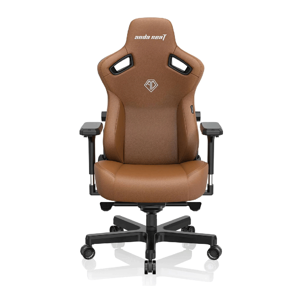 [NS033697] Anda Seat Kaiser 3 Large -Premium Ergonomic PVC leather, With Magnetic Memory Foam Neck Pillow - Brown