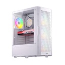 Twisted Minds Phantom II Series ATX Mid Tower Gaming Case - White (4 ARGB Fans Included)