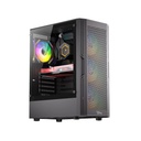 Twisted Minds Phantom II Series ATX Mid Tower Gaming Case - Black (4 ARGB Fans Included)