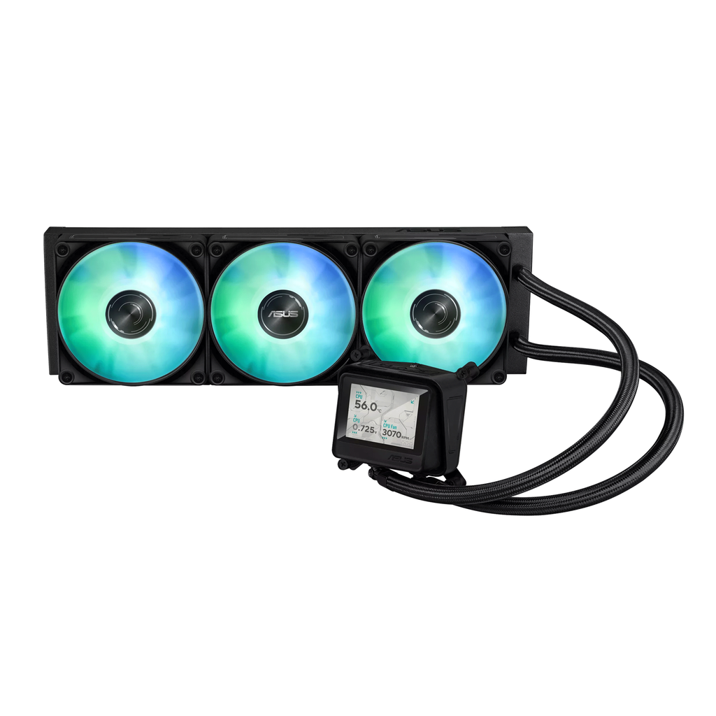 [NS033719] Asus MAX Gaming LC 360 ARGB LCD CPU iquid Cooler - Black