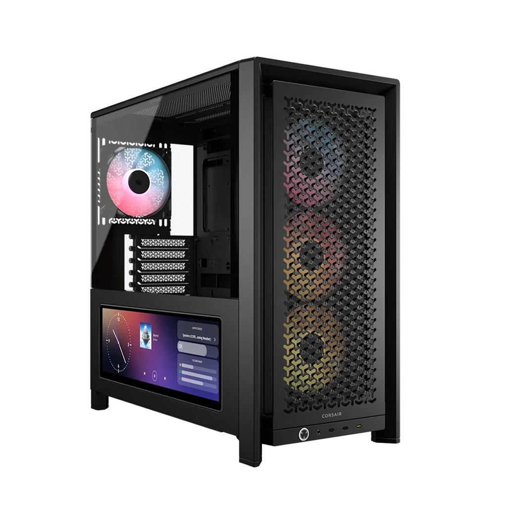 [NS033764] CORSAIR FRAME 4000D LCD RS ARGB Premium Mid Tower Case - Black