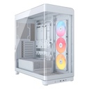 CORSAIR FRAME 4500X RS-R ARGB Panoramic Glass Mid Tower Case - White