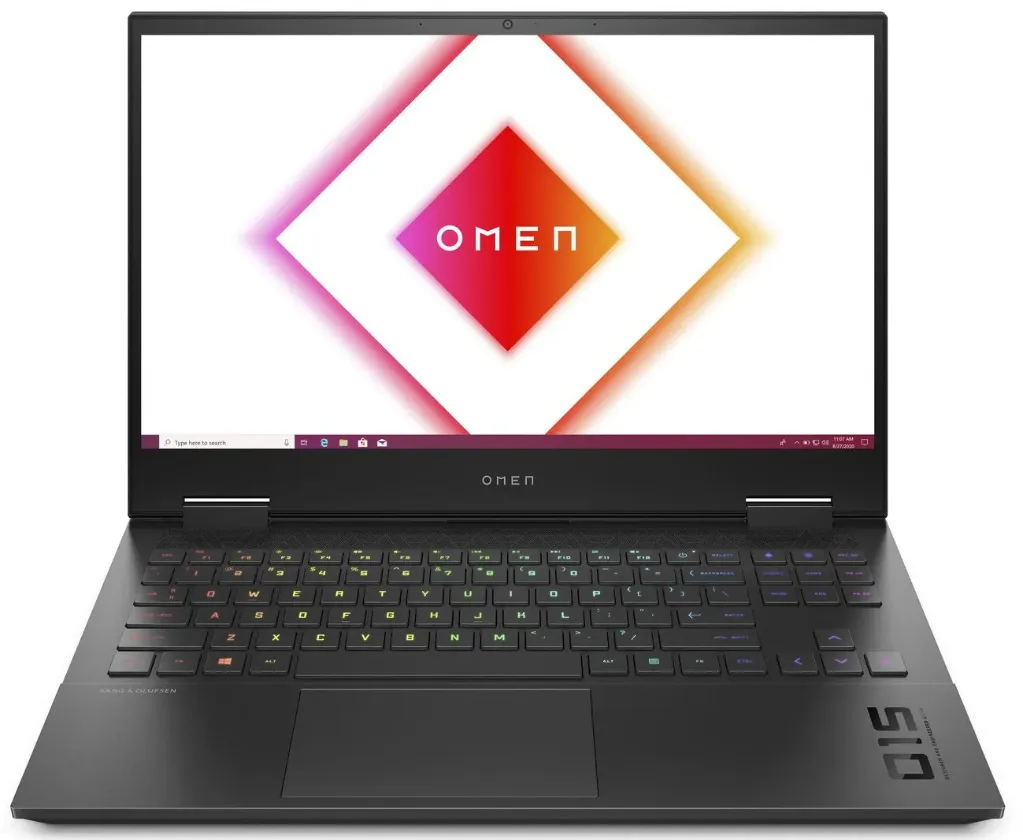 [HO1GU] HP Omen Laptop 15-Ek1001Ne 384X2Ea 15.6 Inch Intel Core I7-10870H Quad Processor - 32GB RAM - 1TB SSD - RTX 3070 (8GB) Windows 11 - Black