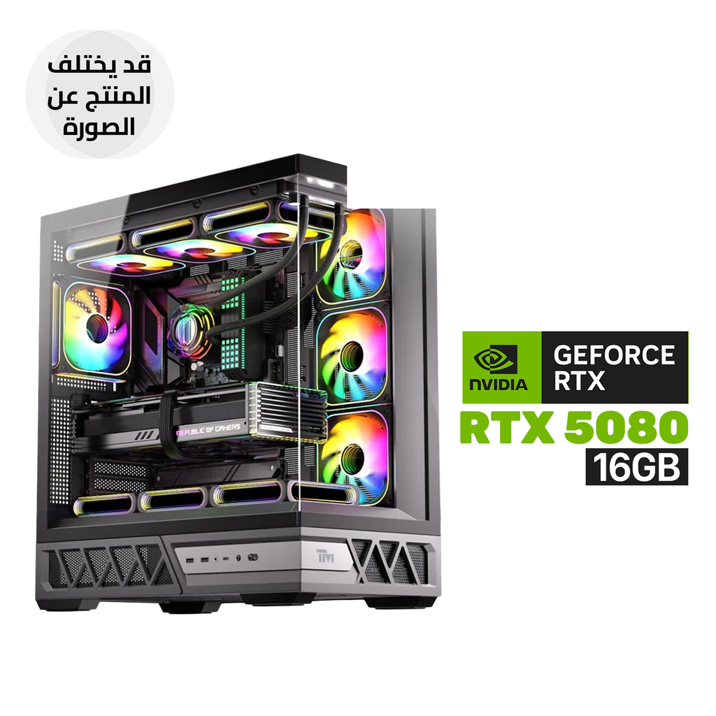 Gaming PC - Ultra 7-265K Processor, Gigabyte Z890 Gaming X Wifi Motherboard, 32GB D5 RAM (6000) 1TB NVMe SSD (6000), RTX 5080 16GB VGA, 1000 WATT GOLD PSU, L360 Liquid Cooler, Twisted Minds Dominator Mid Tower Case with 7 Fns, Windows 11 Pro (License)
