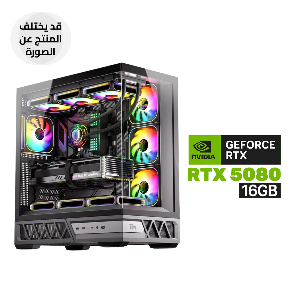 [NS033790] Gaming PC - Ultra 7-265K Processor, Gigabyte Z890 Gaming X Wifi Motherboard, 32GB D5 RAM (6000) 1TB NVMe SSD (6000), RTX 5080 16GB VGA, 1000 WATT GOLD PSU, L360 Liquid Cooler, Twisted Minds Dominator Mid Tower Case with 7 Fns, Windows 11 Pro (License)