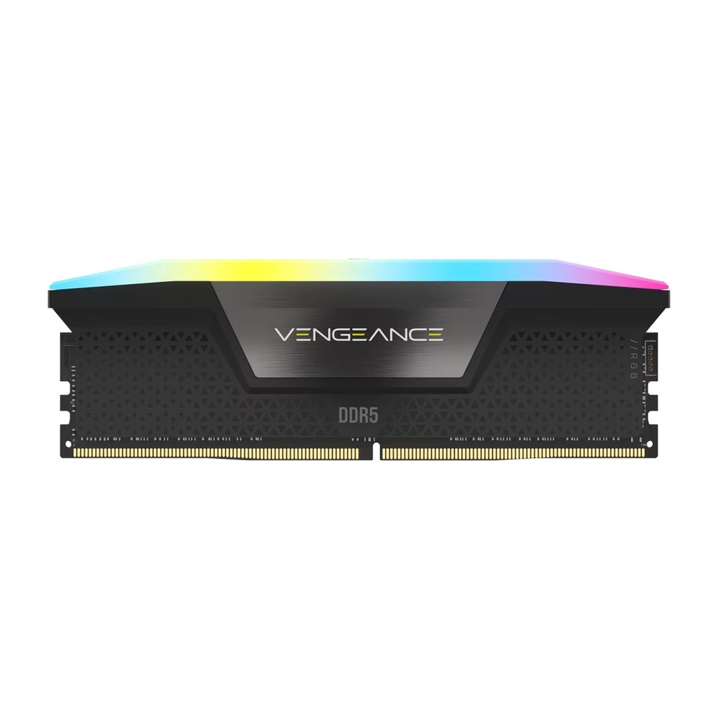 [NS033826] Corsair Vengeance RGB 16GB, DDR5, 5200MHz, CL40 DRAM Memory Kit - Black