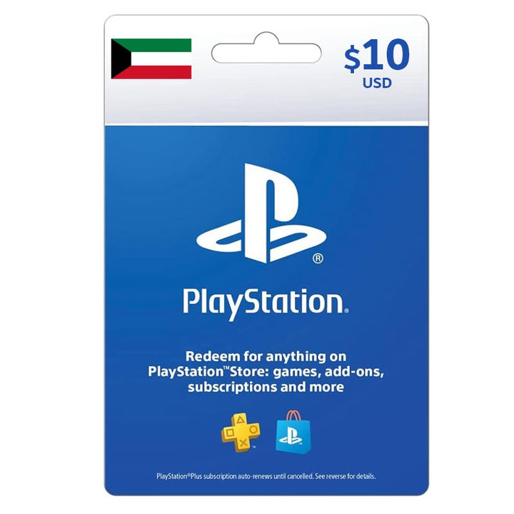 [DGC340E66] Sony Playstation / PSN Gift Card 10$ - Kuwait (SMS Delivery)